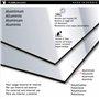 Panneau Signalisation Visité L'accessoire aux personnes non autorisées - Épaisseur en Aluminium Dibond 3 mm pour Utilisation Ext