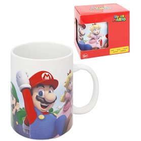 Tasse en céramique Super Mario Peach Toad Luigi et Yoshi tasse modèle mug de 325 ml dans l'emballage