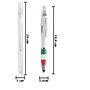 Desingel, Lot de 4 stylos à bille avec pulvérisateur vaporisateur multifonction pour liquide désinfectant les mains, recharge en