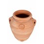 Biscottini - Orcino en Terre Cuite L28 x PR25 x H30 - Pots de Jardin - 100% fabriqué en Italie - Entièrement travaillé à la Main