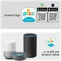 Interrupteur horaire astronomique - Quotidien/hebdomadaire - Multifonction WiFi 48-230Vac - plikc Astro WiFi Gris