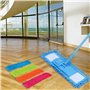4x Revêtement de Remplacement pour vadrouille pour Plancher en Microfibre Chenille Pour Nettoyage de la Maison couverture de rem