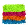 4x Revêtement de Remplacement pour vadrouille pour Plancher en Microfibre Chenille Pour Nettoyage de la Maison couverture de rem