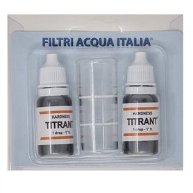 Titrant Kit d'analyse de dureté de l'eau (Grades Français) pour mesurer le calcaire Lot de 2 pièces