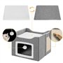 abrite griffoir pour Animaux domestiques en Polyester rembourré
