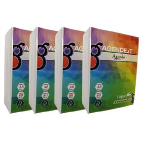 Agendepoint.it - Ramettes papier A6 pour photocopies et impressions 4 rames de 500 feuilles 80 g blanc 10 x 15 2 000 feuilles au