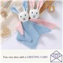 PITI COT Doudou pour bébé en coton biologique 100 % | Couverture tricotée douce et respirante, idéale pour la peau délicate de b