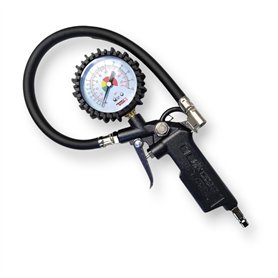 Pistolet de gonflage professionnel avec manomètre de pression pneus de voiture moto camion et vélo 170psi attaque 1/4 pour press