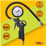 Pistolet de gonflage professionnel avec manomètre de pression pneus de voiture moto camion et vélo 170psi attaque 1/4 pour press
