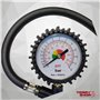 Pistolet de gonflage professionnel avec manomètre de pression pneus de voiture moto camion et vélo 170psi attaque 1/4 pour press