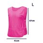 Terryshop74 5 harnais d'entraînement sport équipe de football basket-ball volley-ball football et football couleurs fluo deux ta