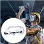 BullTek Lot de 2 lunettes de protection de travail - ventilées et anti-poussière avec verres transparents anti-rayures - Protect