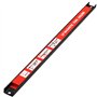 Bakaji Lot de 3 barres magnétiques aimantées murales pour outils de travail et couteaux, kit de montage inclus (3 x 46 cm)