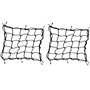 OUTLETISSIMO® Lot de 2 paquets filet araignée 40 cm élastique extensible 80 cm avec 6 crochets pour bagages porte-bagages grille