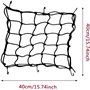 OUTLETISSIMO® Lot de 2 paquets filet araignée 40 cm élastique extensible 80 cm avec 6 crochets pour bagages porte-bagages grille