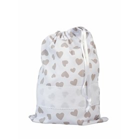 Filet - Sac Porte-Layette à Broder avec Fermeture par Coulisse