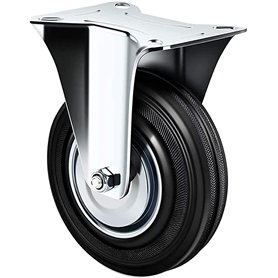 Kippen 1600D1 - Roue industrielle avec plaque fixe. Diamètre 150 mm.