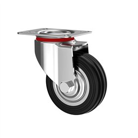 Kippen 1601E1 - Roue industrielle avec plaque tournante Diamètre 200 mm