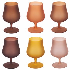 Lot de 6 Verres à Liqueur 260 ML givré en Verre