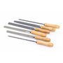 Kippen 1120X Lot de 6 limes et râpes à bois et métal de 200 mm.