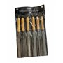 Kippen 1120X Lot de 6 limes et râpes à bois et métal de 200 mm.