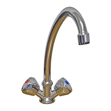 Kippen 5021AK - Robinet monotrou pour évier de cuisine modèle "Héron"