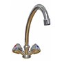 Kippen 5021AK - Robinet monotrou pour évier de cuisine modèle "Héron"
