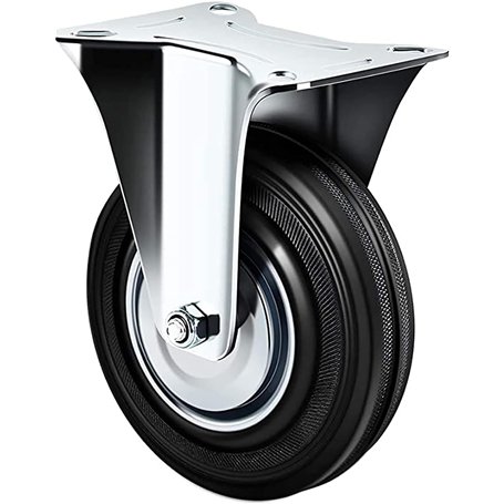 Kippen 1600CX - Roue industrielle avec plaque fixe. Diamètre 125 mm.