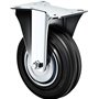 Kippen 1600CX - Roue industrielle avec plaque fixe. Diamètre 125 mm.