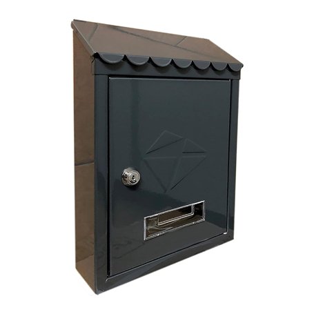 Kippen 10006BN - Boîte aux Lettres modèle Iron de Couleur Noire. Dimensions : 300 x 210 x 70 mm.