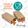 Decoraparty Lot de 6 sachets cadeaux pour bonbons + 6 autocollants Thank You autocollants, sachets marron personnalisables en pa