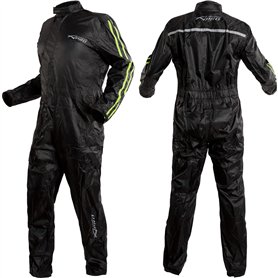 Moto Combinaison Doublure Reflechissant Motard Antipluie Nylon Etanche Fluo L