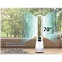 BEPER P206VEN350 Ventilateur Purificateur D'Air avec Filtre à Charbon Actif - Purificateur Air avec Panneau Tactile, Télécommand