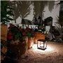 Beneito Faure Corten Lampe solaire LED avec panneau solaire portable en aluminium pour extérieur IP65