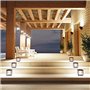 Beneito Faure Corten Lampe solaire LED avec panneau solaire portable en aluminium pour extérieur IP65