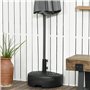 base de parasol de jardin au mur pour poteaux 38 – 48 mm