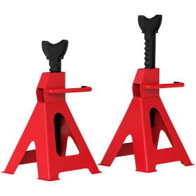 HOMCOM Set of 2 Car Stands 3 T