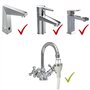 Altéax Douchette Evier Cuisine avec Adaptateur Universel - Notre Douchette Lavabo est Idéale pour Laver les Cheveux, les Animaux