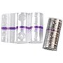 Blister Pour Pièces Conteneurs Porte-monnaie 1 € - 2 € - 50cent et 20cent - Classeur Euro Compte Argent (20 pcs par Coupe) - Kit