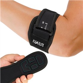 FLEX-ELITE Tuteur Epicondylite Coude - Coudière Gym - Bandeau Epicondylite Coude - Attelage Coude Protège Coude