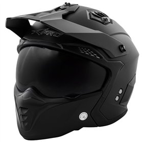 Casque Moto Jet Cafe Racer Homologué ECE 22-06 Scooter Custom Noir Mat M
