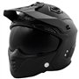 Casque Moto Jet Cafe Racer Homologué ECE 22-06 Scooter Custom Noir Mat M