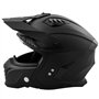 Casque Moto Jet Cafe Racer Homologué ECE 22-06 Scooter Custom Noir Mat M
