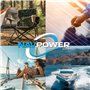Navpower Kit de conversion pour WC universel 12 V – Kit de conversion WC manuel à électrique horrizontale – bateau caravane – Co
