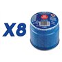 Kemper Brûleur à souder + 8 bouteilles de gaz butane sécurisées + 2 gants
