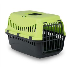 MP BERGAMO Panier Transport Gipsy 50 Porte Plastique pour Chat Vert Citron 7 kg