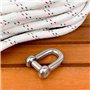 GATE14® Manille en Acier Inoxydable avec Tige à vis cachée, Forme D, Ø 6 mm - 2 pcs.