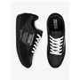 VERSACE JEANS COUTURE Baskets Basses Sport, Noir et Blanc, Chaussures de Sport