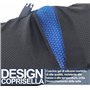 Auto Accessori Lupex Coussin de siège en Gel pour Moto et sooter en 3D, Housse de Selle réglable, antidérapant, Respirant et Fle
