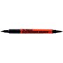 OSAMA Artline Special Purpose Marqueur indélébile pointe fine noire pour électriciens, feutres pointe fine double 0,4-1,0 mm, ma